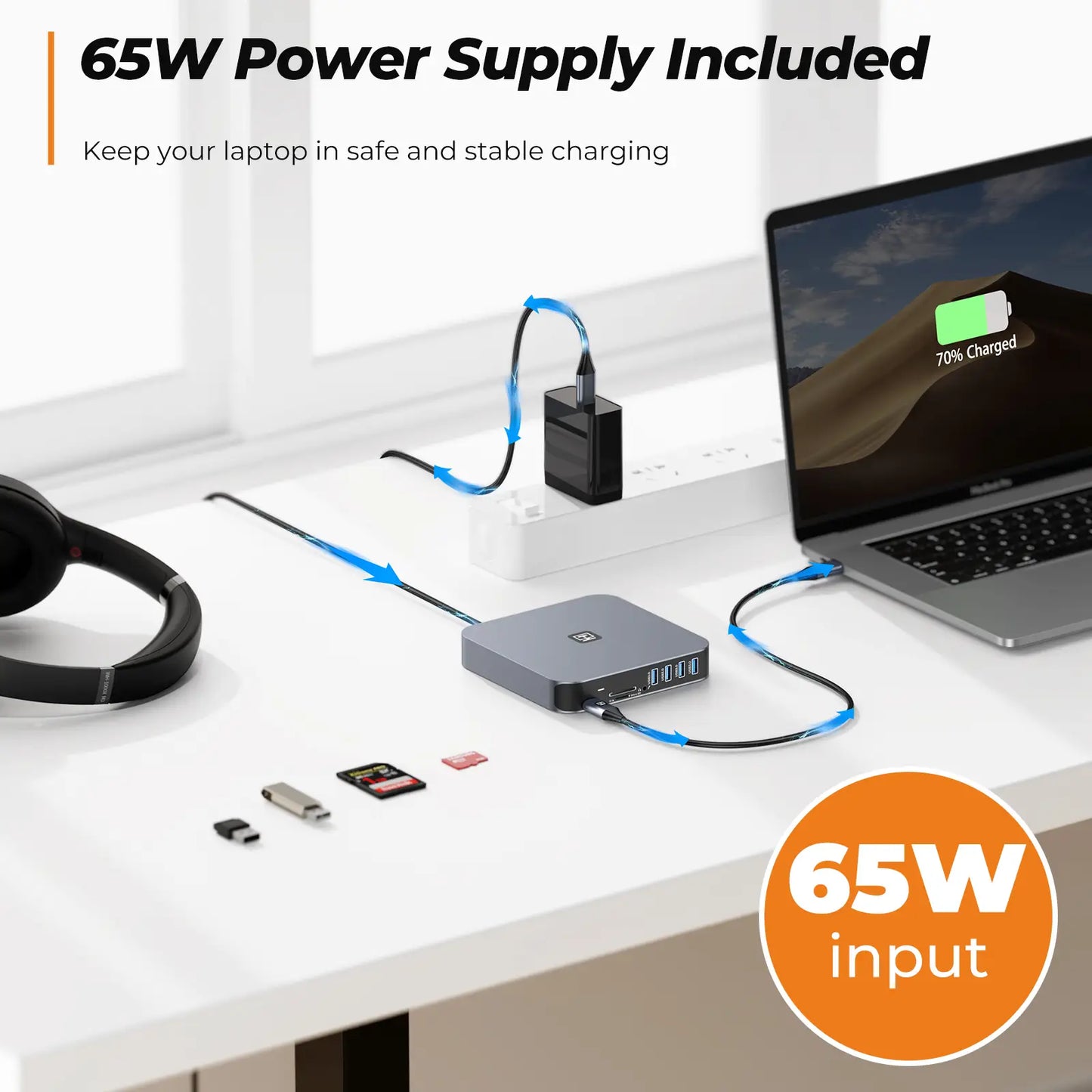 Dual 4K Monitor Laptop Dock