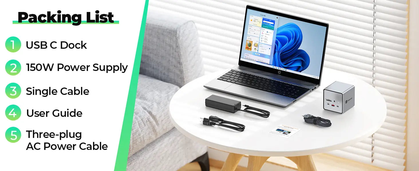 TOBENONE Dual HDMI Docking Station