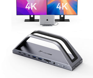 UDS020M Macbook Docking Station for MacBook M1-M5 Pro/Max, 17-IN-2 Docking Station Stand with 150W Charger