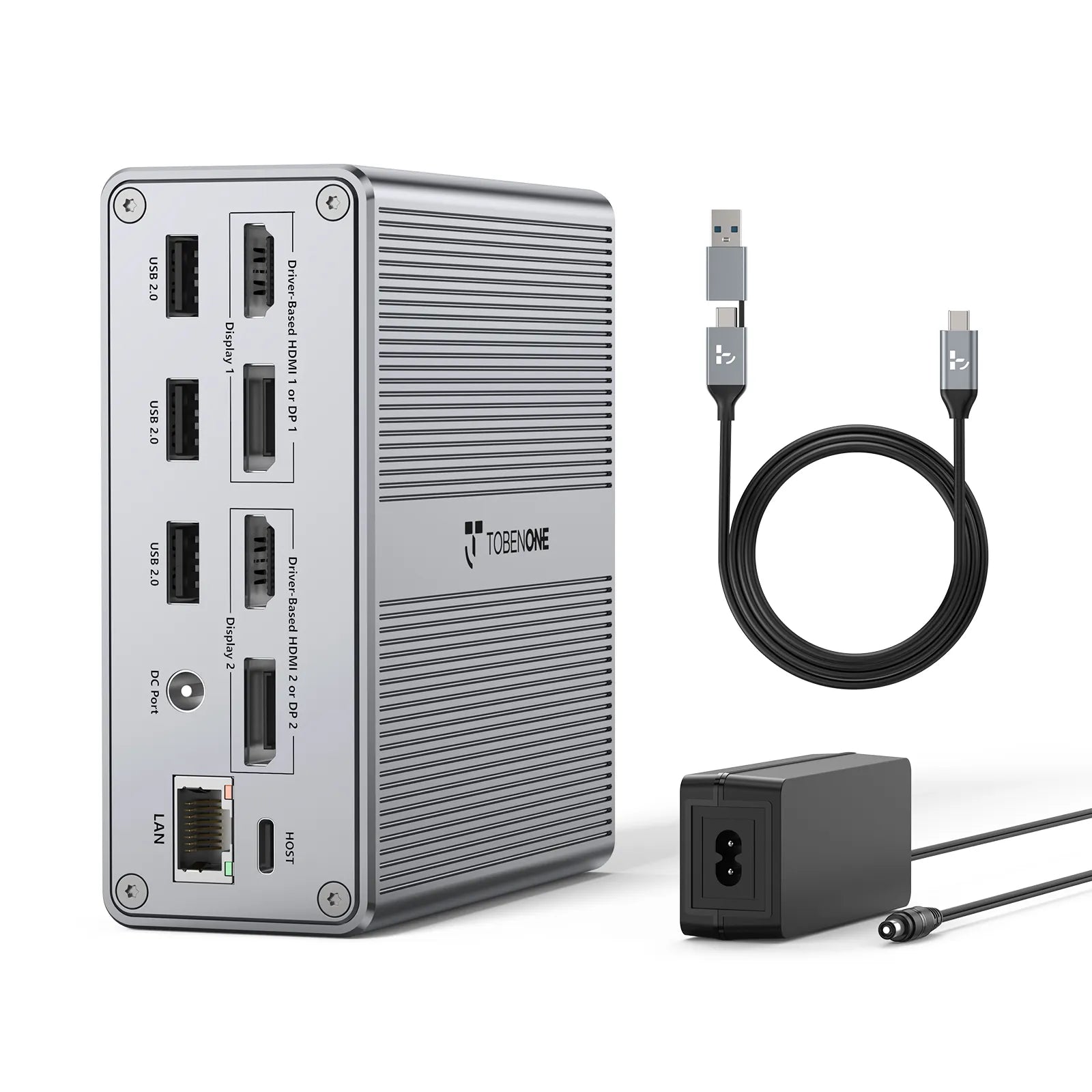 18-In-1 Docking Station USB 3.0 or USB-C Dual Monitor Universal Dock U 18-In-1 Docking Station USB 3.0 or USB-C Dual Monitor Universal Dock U