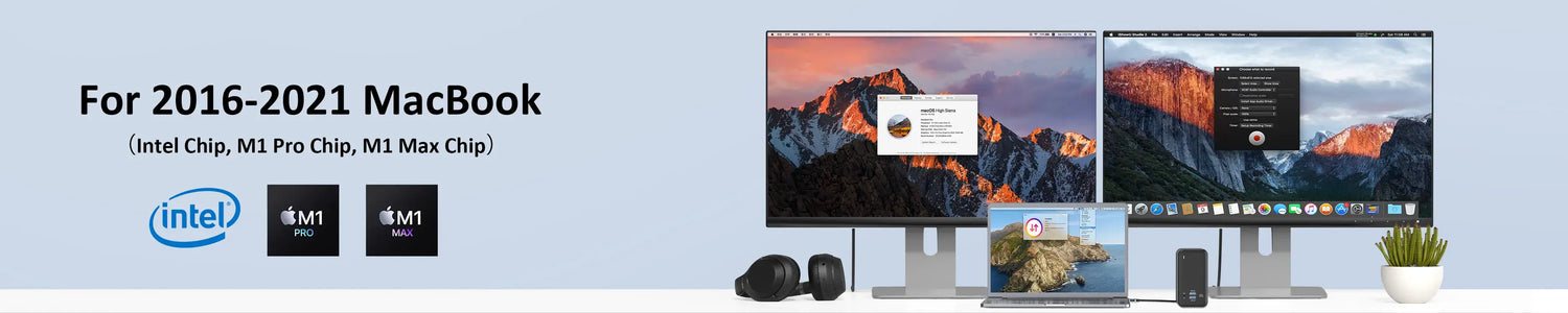 Tobenone Docking Station For 2016-2021 MacBook
