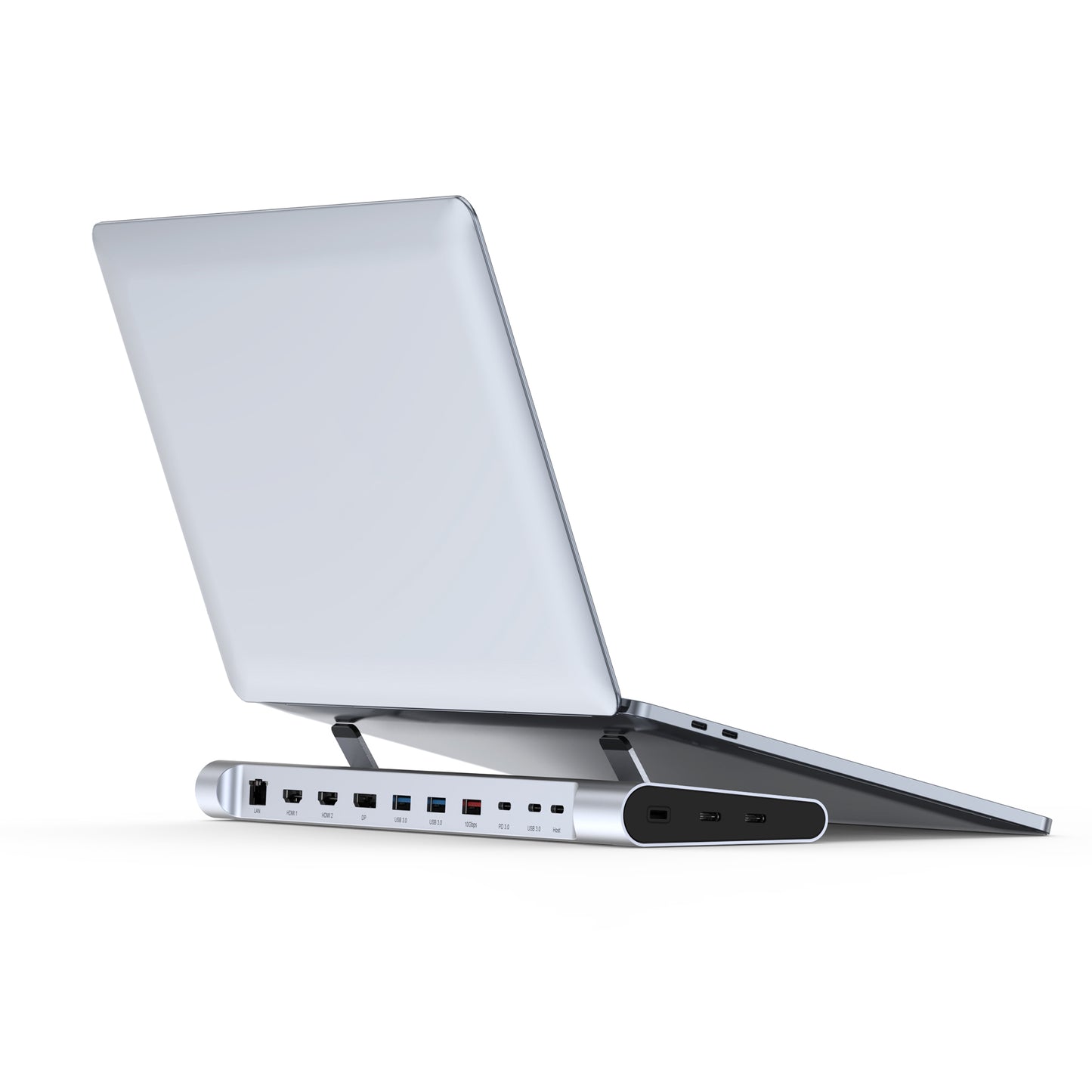 TobenONE UDS041W Laptop Stand & 16-in-1 USB C Docking Station