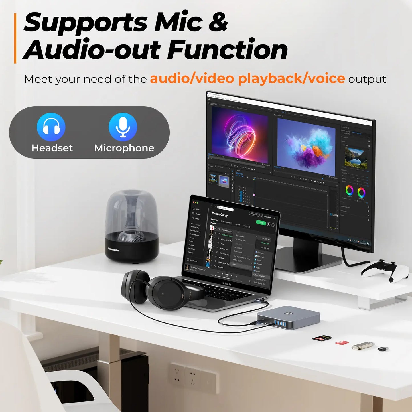 powerful USB C docking station