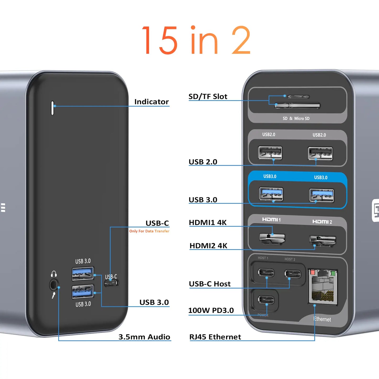 15-IN-2 macbook pro docking station