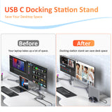 UDS022 USB C Docking Station Multi-Compatibility Laptop Dock Stand