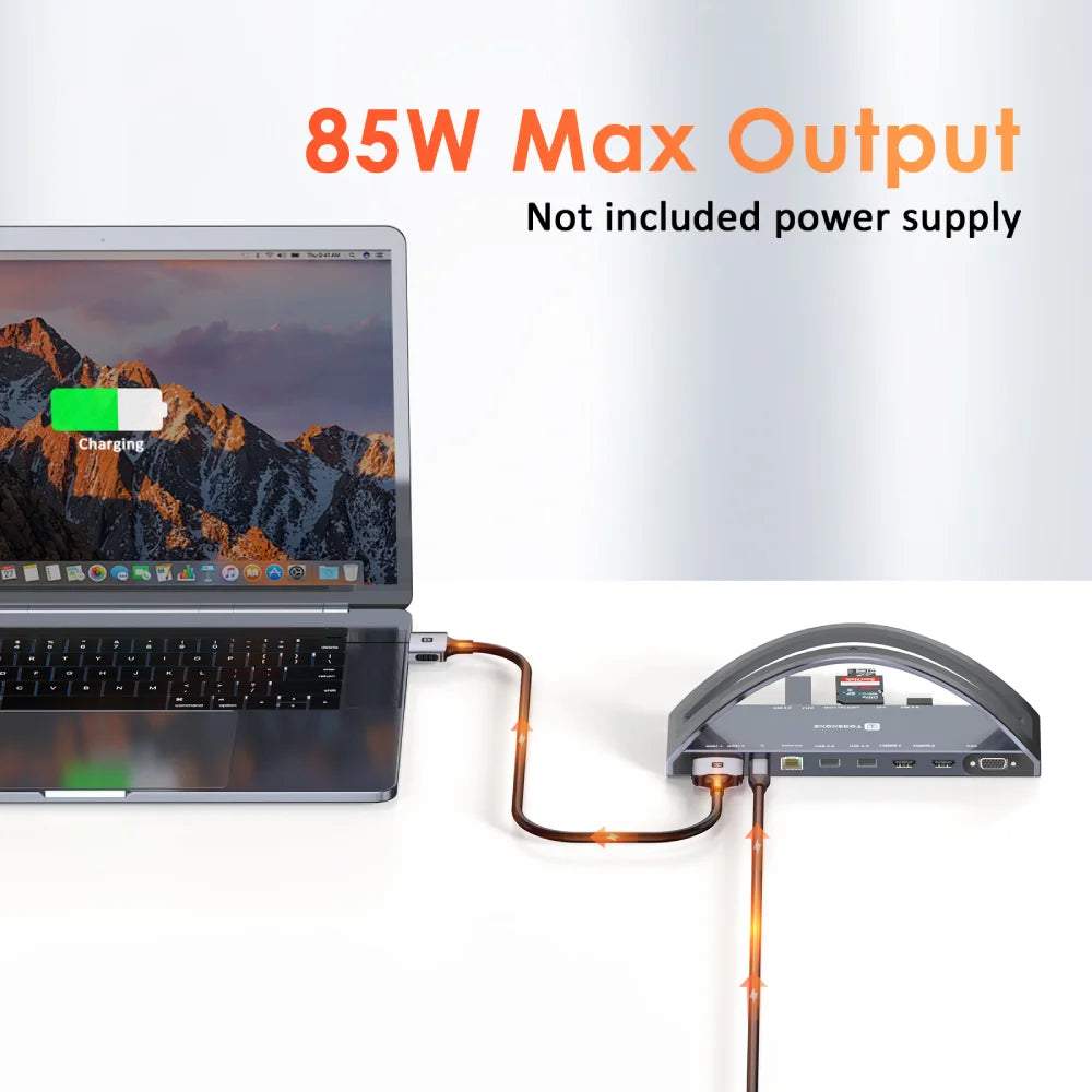 dual hdmi macbook pro dock stand