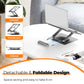 foldable laptop Riser with detachable usb c hub