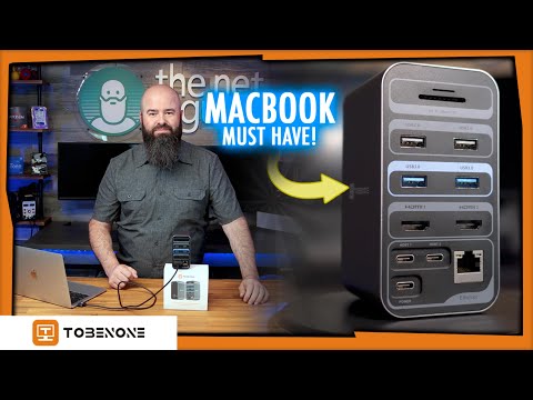 Tobenone UDS013 USB C Docking Station Powerful Dock for MacBook