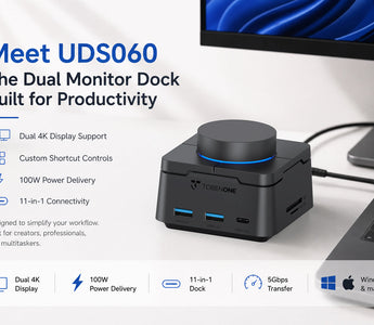 UDS060 dual monitor docking station for Mac and Windows