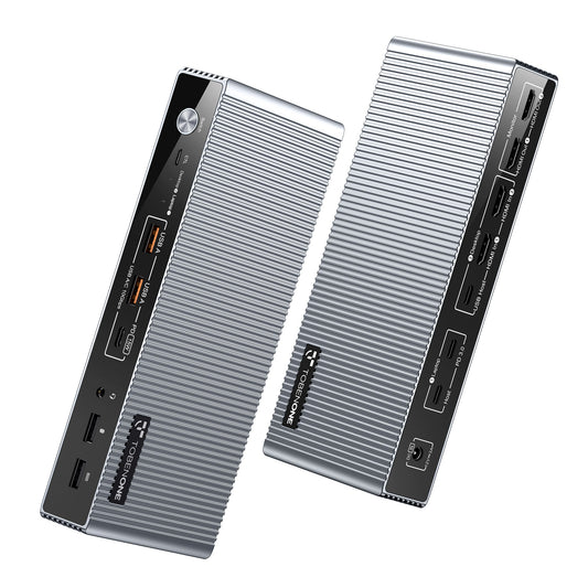 TKM001 KVM Docking Station 2 Monitors 2 Computers Dual HDMI 4K@60Hz