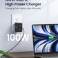 100W USB C Laptop Charger Universal GaN III Power Supply Adapter