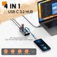 UDS036 Powered USB C Hub TOBENONE 10Gbps USB C Splitter with 4*USB-C 3.2