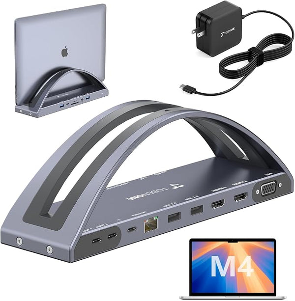 UDS020 Laptop Docking Station Stand Dual Monitor for MacBook Pro/Air(NOT M1/M2/M3)