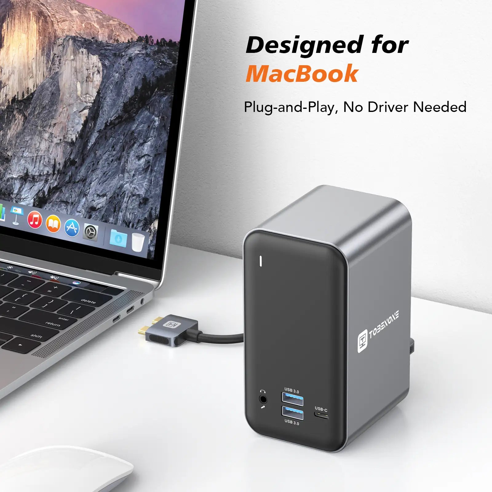 Dual HDMI docking station for macbook
