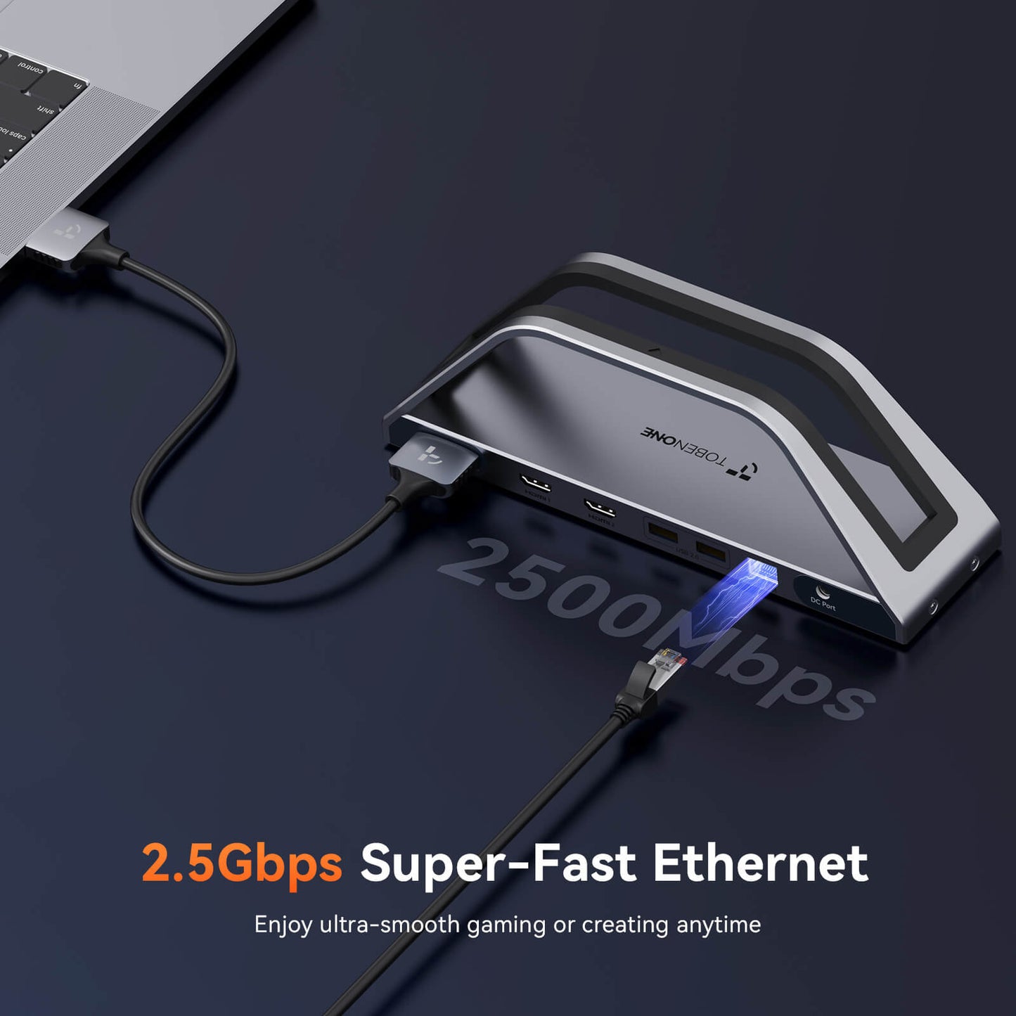 UDS020M Macbook Docking Station for MacBook M1-M5 Pro/Max, 17-IN-2 Docking Station Stand with 150W Charger