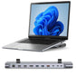 TobenONE UDS041W Laptop Stand & 16-in-1 USB C Docking Station