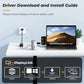 18-In-1 Docking Station USB 3.0 or USB-C Dual Monitor Universal Dock UDS030