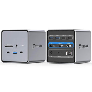 15 In 1 TobenONE USB C Docking Station Dual Monitor Dock with 150W Power Adapter UDS032