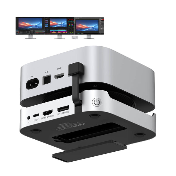 TobenONE 13-in-1 Mac mini M6, M5, M4 Dock with 8TB SSD NVMe Enclosure