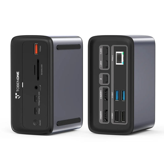 TobenONE M4 MacBook Docking Station Dual Monitor 4K@60Hz - UDS038M