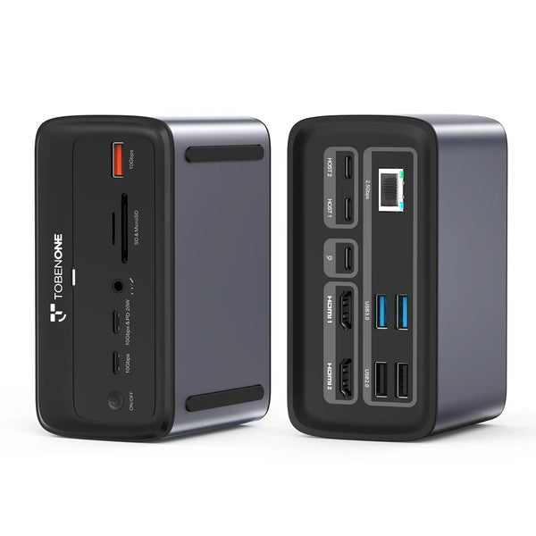 TobenONE M4 MacBook Docking Station Dual Monitor 4K@60Hz - UDS038M