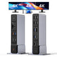 UDS045 Docking Station 3 Monitors 18-in-1 Triple 4K Display with 150W Power Adapter