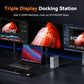 UDS046 DisplayLink Triple Monitor Docking Station for MacBook M1/M2/M3/M4 & Windows & Chrome