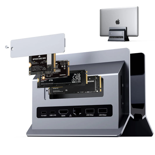 TobenONE UDS201 Vertical Docking Station for MacBook