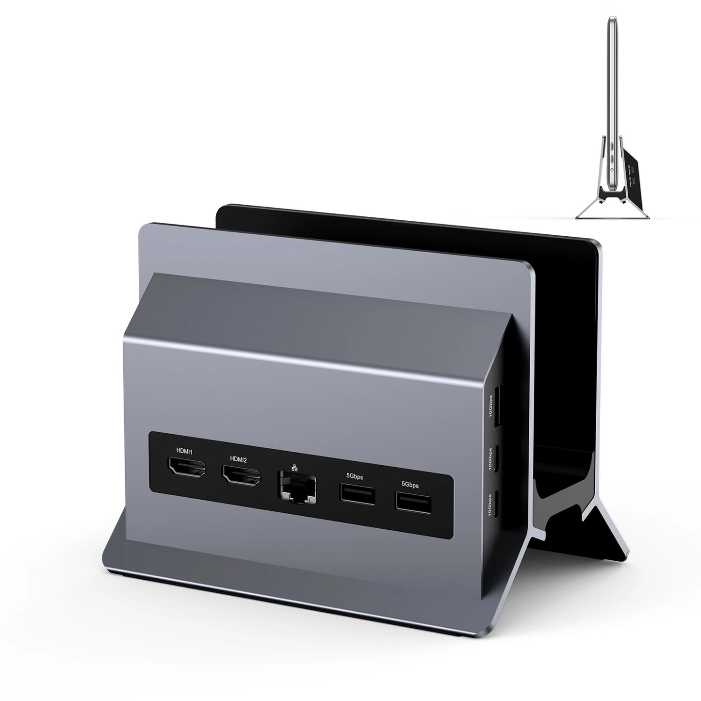 UDS202 TobenONE USB C Laptop Docking Station Dual 4K@60Hz Monitor with 100W Power Supply