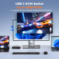 UDS053 USB C KVM Switch 1 Monitor 2 Computers 4K@120Hz HDMI