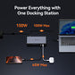 TOBENONE UDS050C 18-in-1 DisplayLink Docking Station for 5 Monitors with Cooling Fan