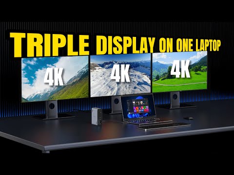 TobenONE 18-in-1 Docking Station, Triple 4K Display for Windows