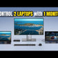 UDS053 USB C KVM Switch 1 Monitor 2 Computers 4K@120Hz HDMI