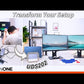 UDS202 TobenONE USB C Laptop Docking Station Dual 4K@60Hz Monitor with 100W Power Supply