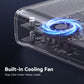 TOBENONE UDS050C 18-in-1 DisplayLink Docking Station for 5 Monitors with Cooling Fan