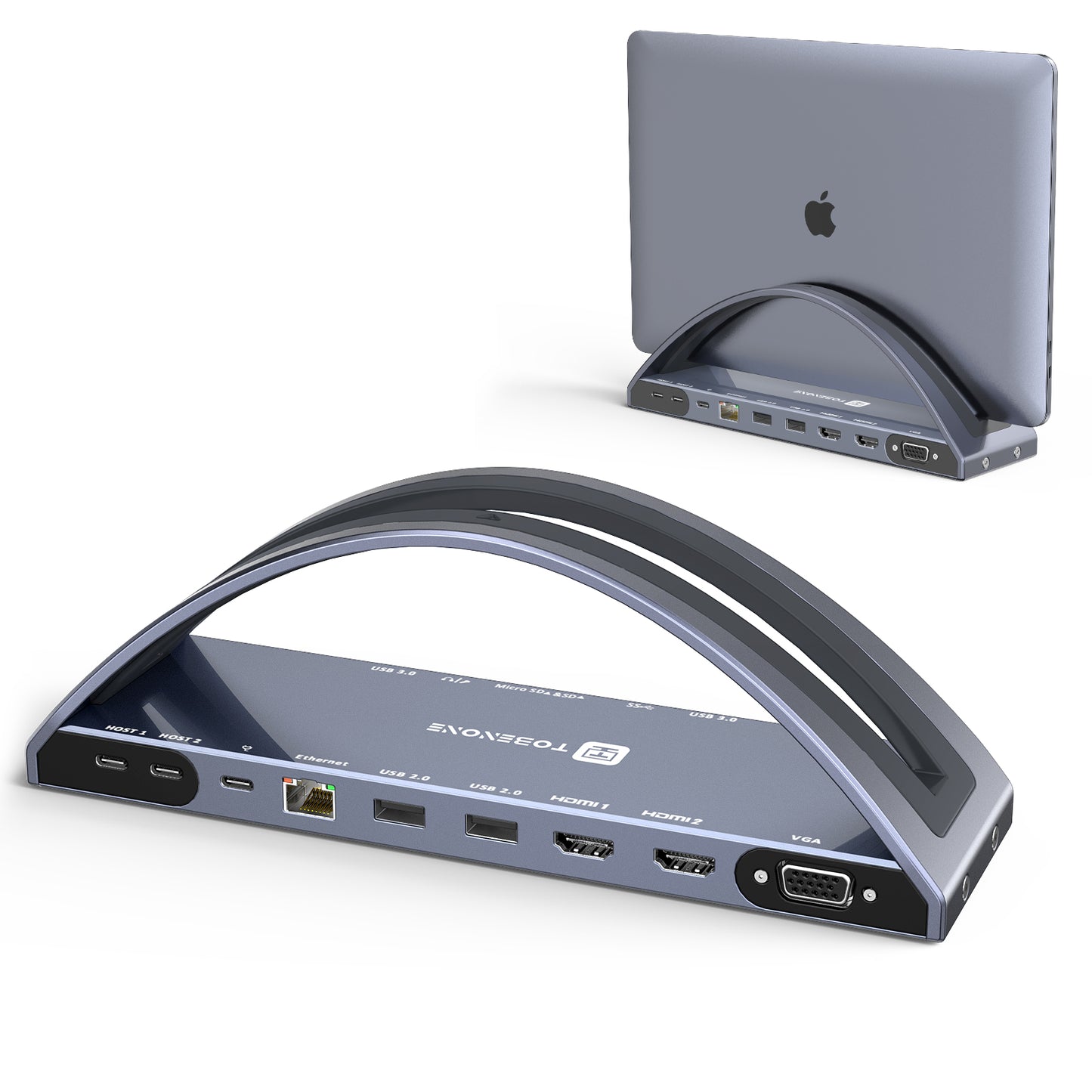 UDS020 Laptop Docking Station Stand Dual Monitor for MacBook Pro/Air(NOT M1)