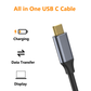 All in one USB C Cable