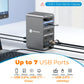 UDS18 Docking Station Connect More External USB Devices Up To 7 USB Ports